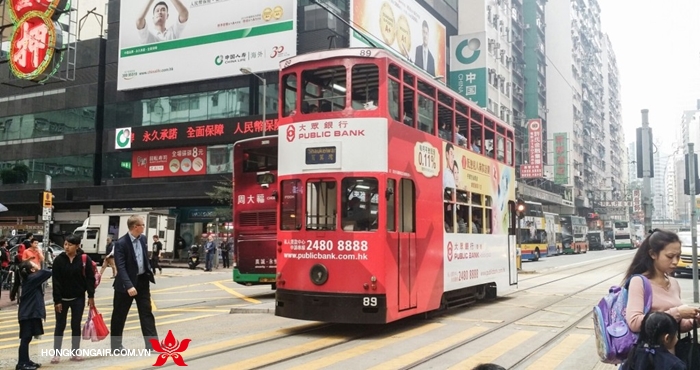 Xe điện ding ding Hong Kong