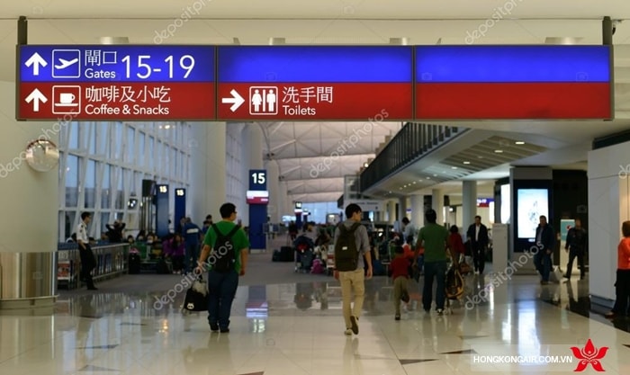 Airport signboard- Cổng Gate