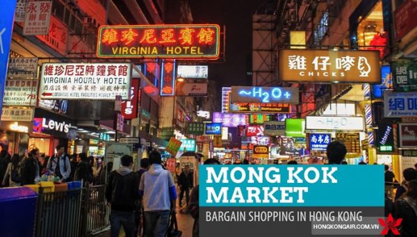 MongKok Market in Hongkonga